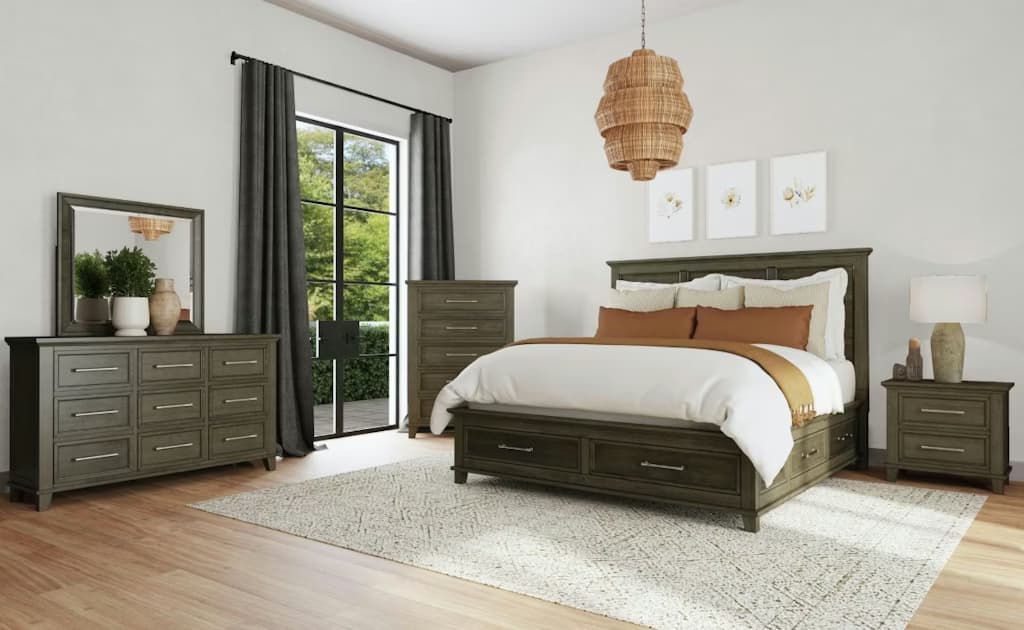 Canterbury Grey Bed